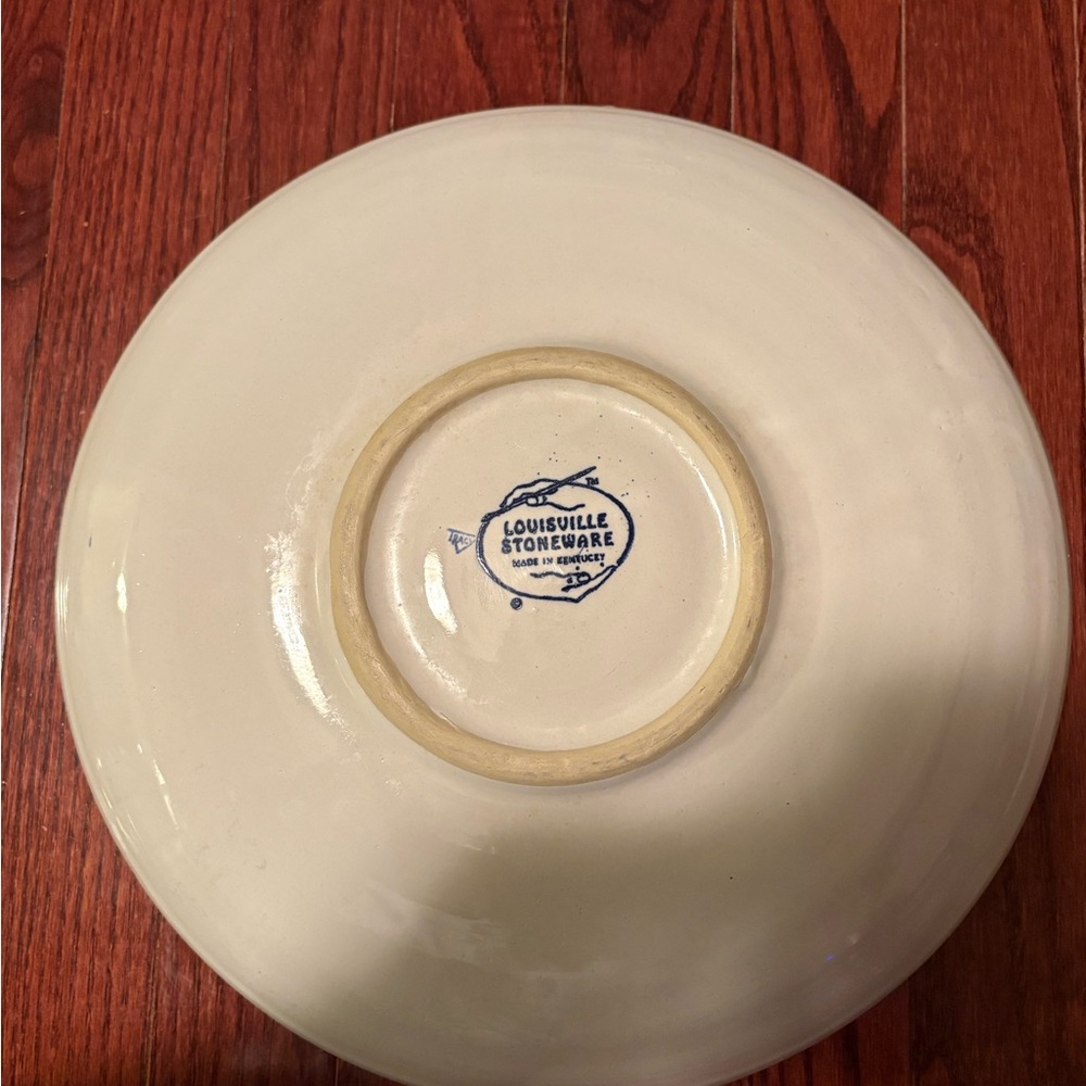 Louisville Stoneware Serving Dish Chip and Dip Brooke Pattern - Picture 4 of 6
